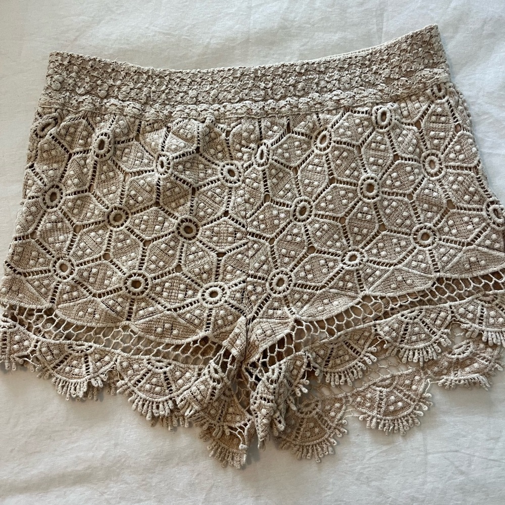 Urban outfitters crochet shorts